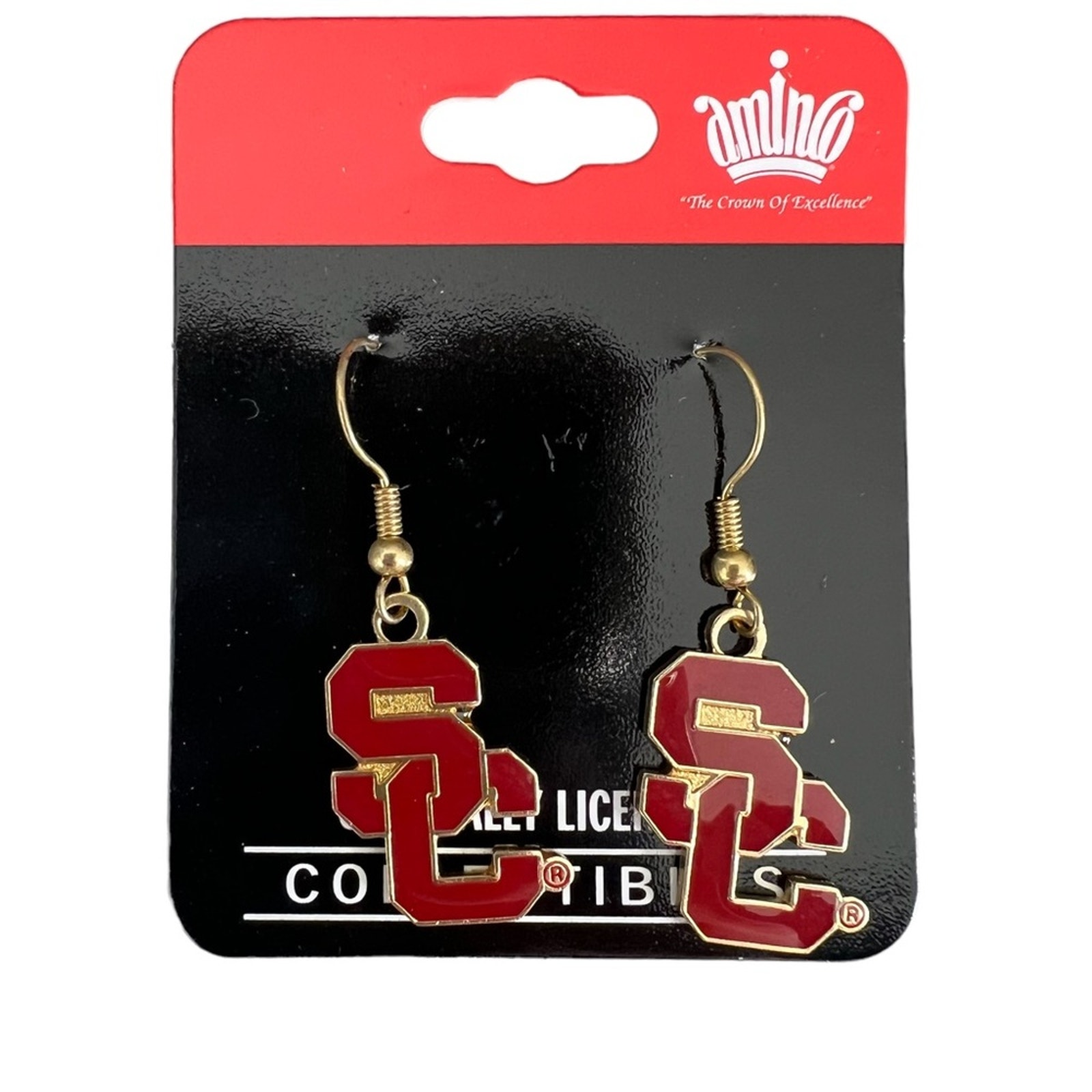 University Of Southern California Dangle Earrings Nwt
